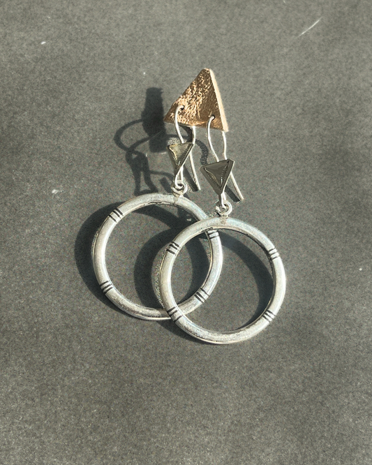 Boucles d'oreilles Touareg en argent 925