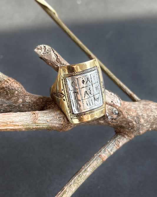 Bague Touareg en bronze et argent 925 - Ledoux Store