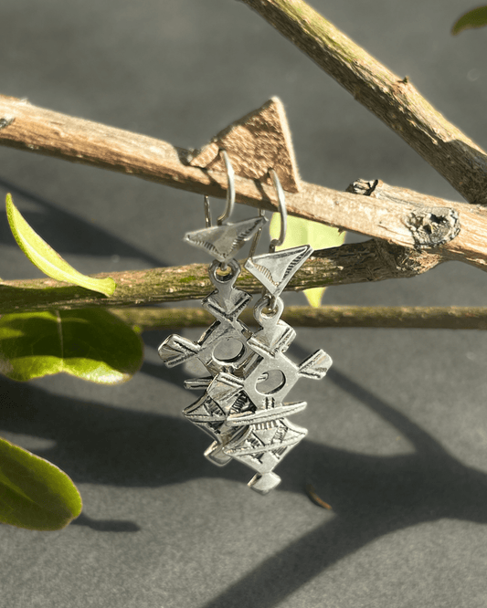 Boucles d'oreilles Touareg en argent 925 - Ledoux Store