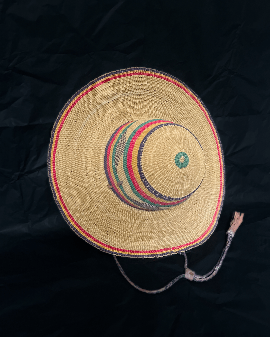 Chapeau Bolga tissé à la main au Ghana - Ledoux Store