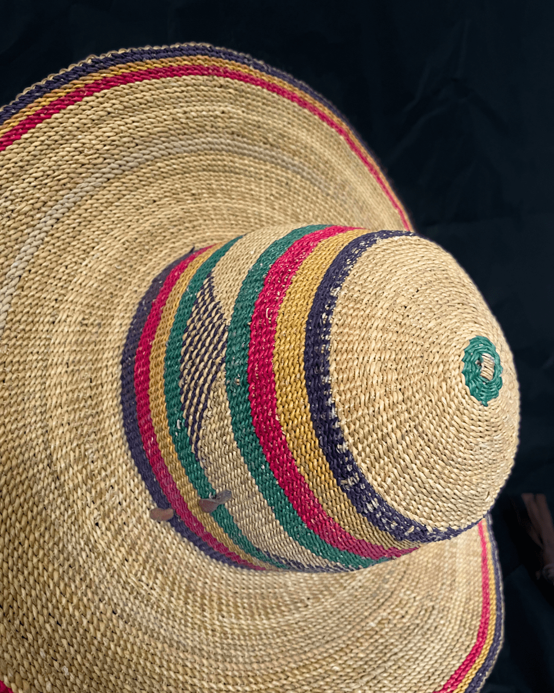 Chapeau Bolga tissé à la main au Ghana - Ledoux Store