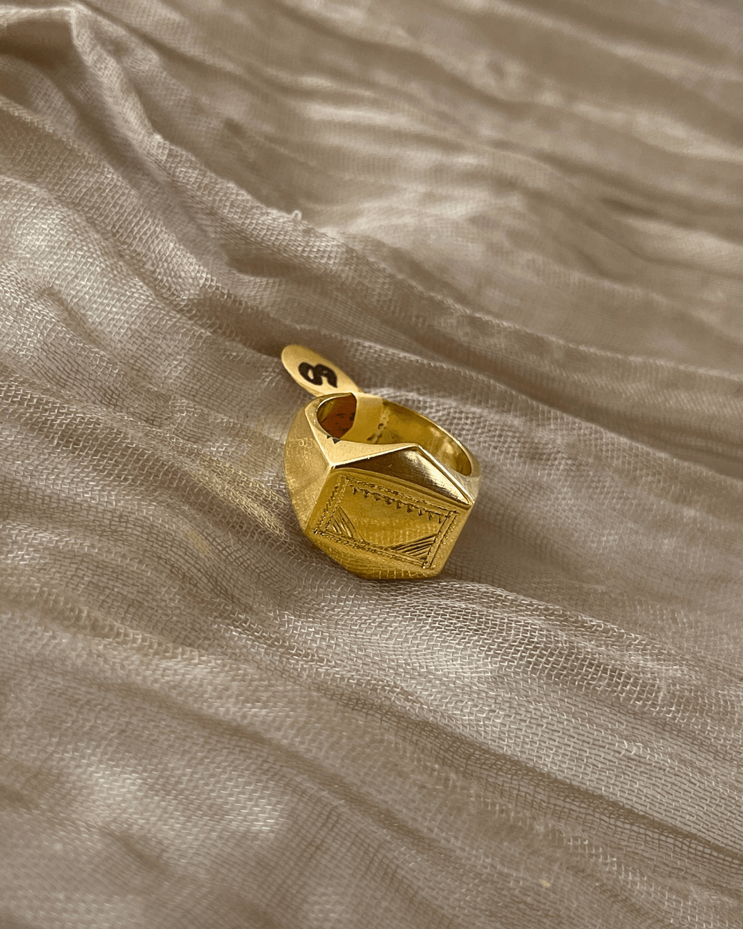 Chevalière homme - Bague Touareg en bronze - Ledoux Store