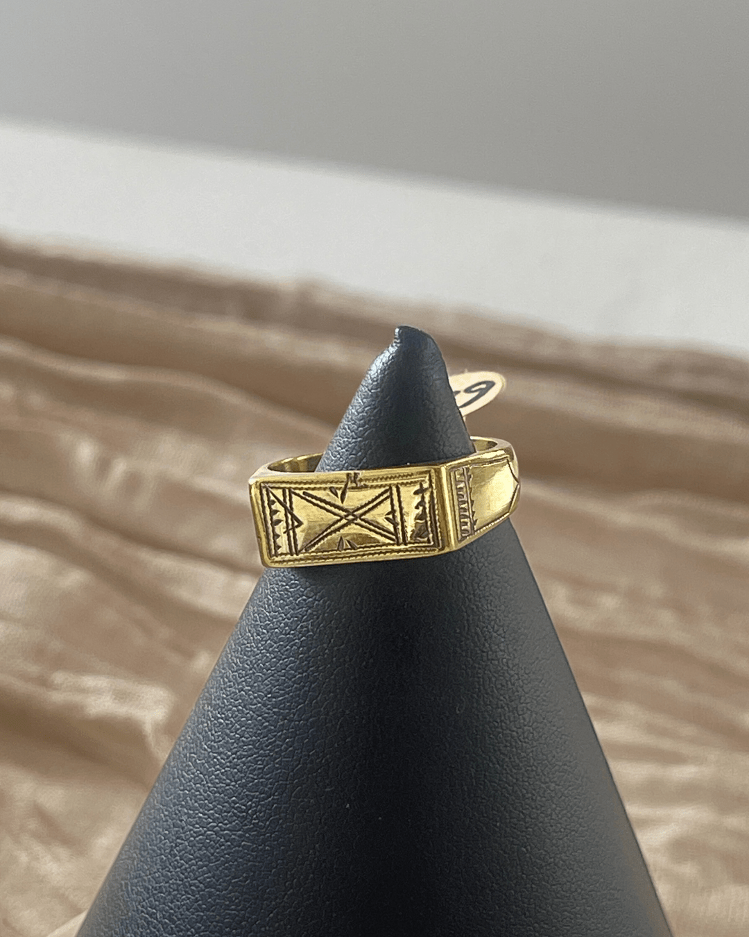 Chevalière homme - Bague Touareg en bronze - Ledoux Store