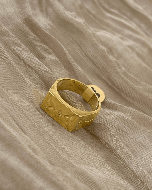 Chevalière homme - Bague Touareg en bronze - Ledoux Store