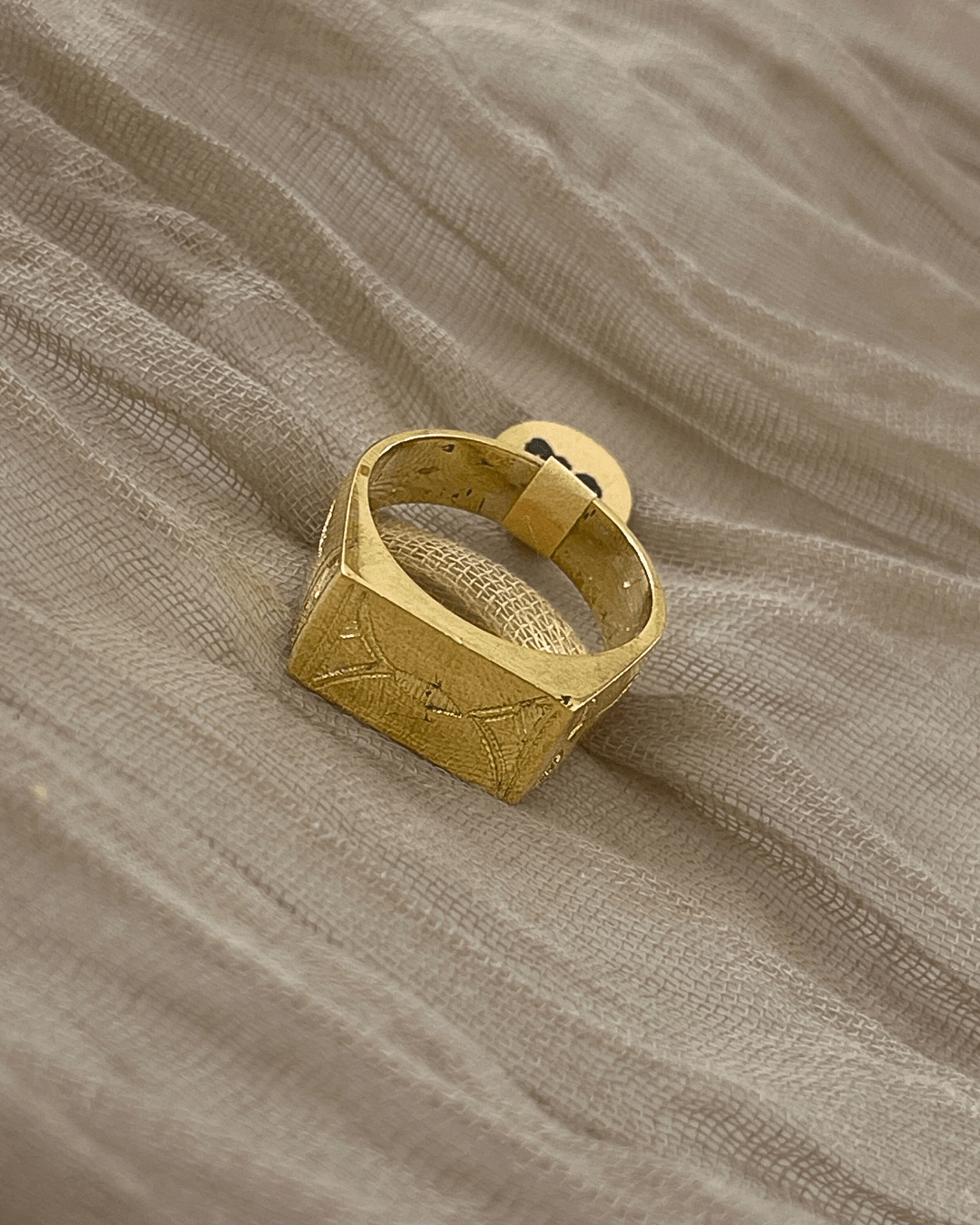 Chevalière homme - Bague Touareg en bronze - Ledoux Store