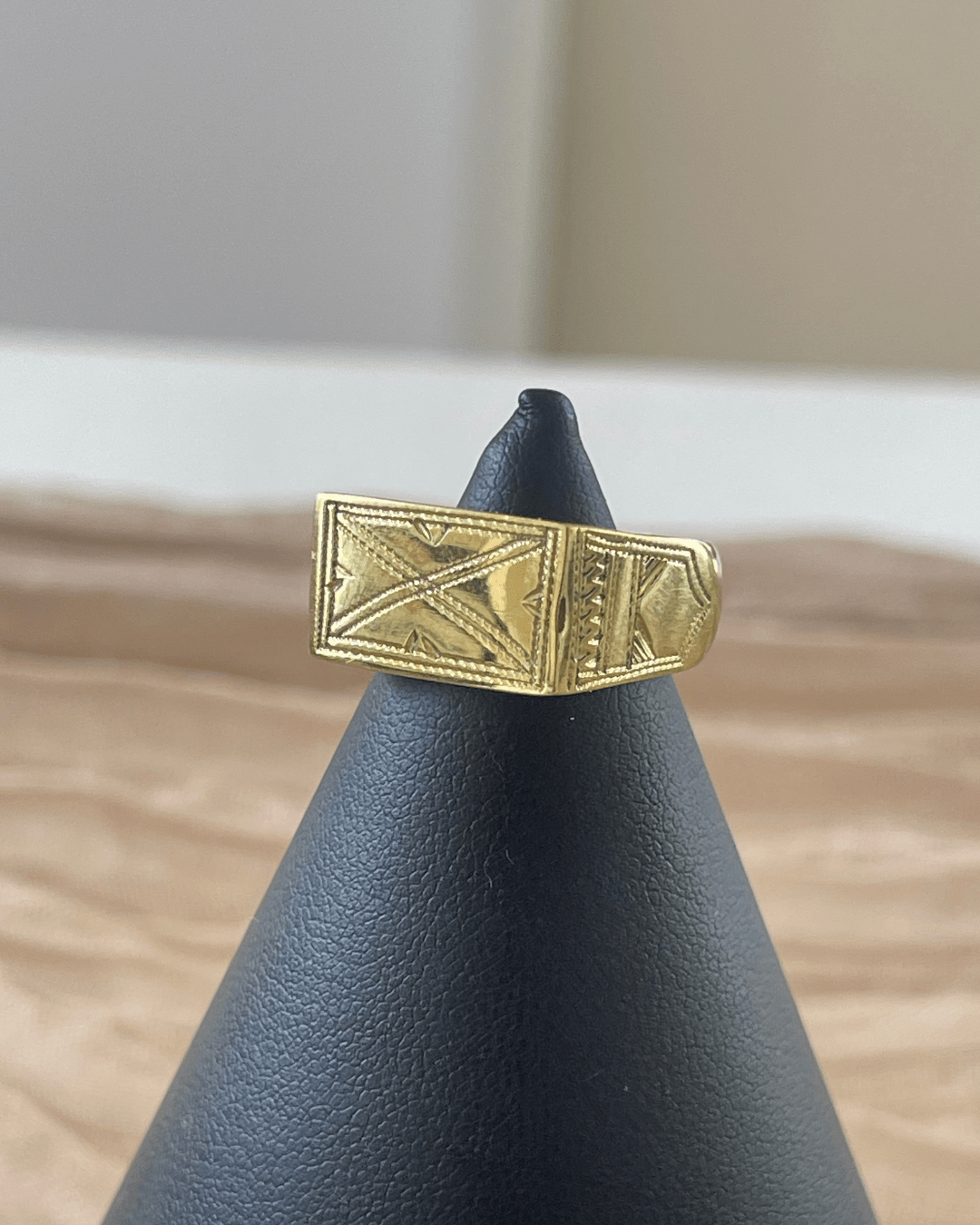 Chevalière homme - Bague Touareg en bronze - Ledoux Store