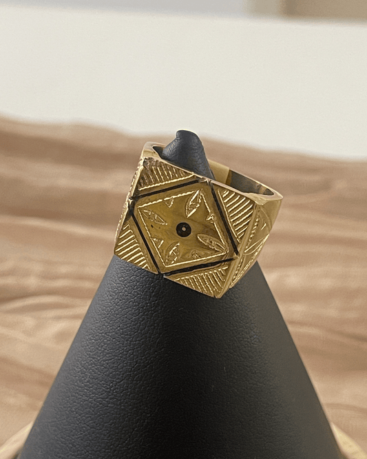 Chevalière homme - Bague Touareg en bronze - Ledoux Store