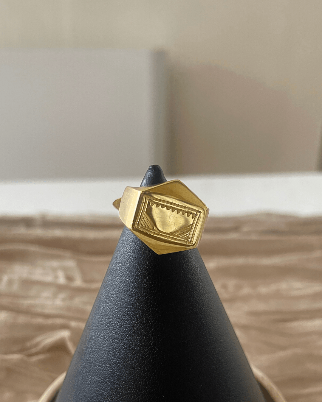 Chevalière homme - Bague Touareg en bronze - Ledoux Store