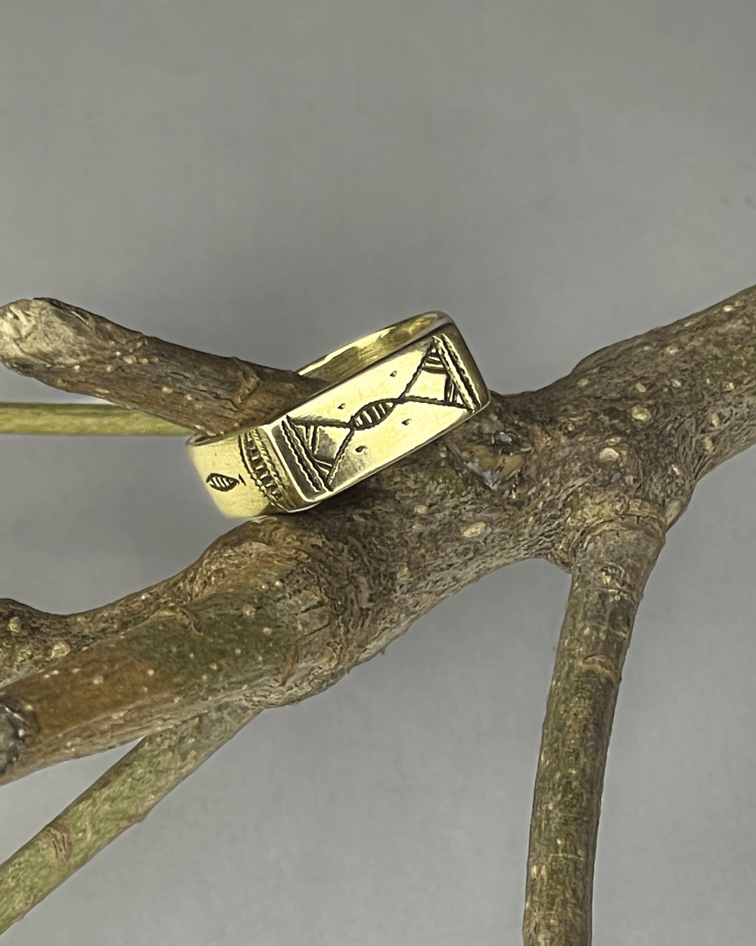 Chevalière homme - Bague Touareg en bronze - Ledoux Store