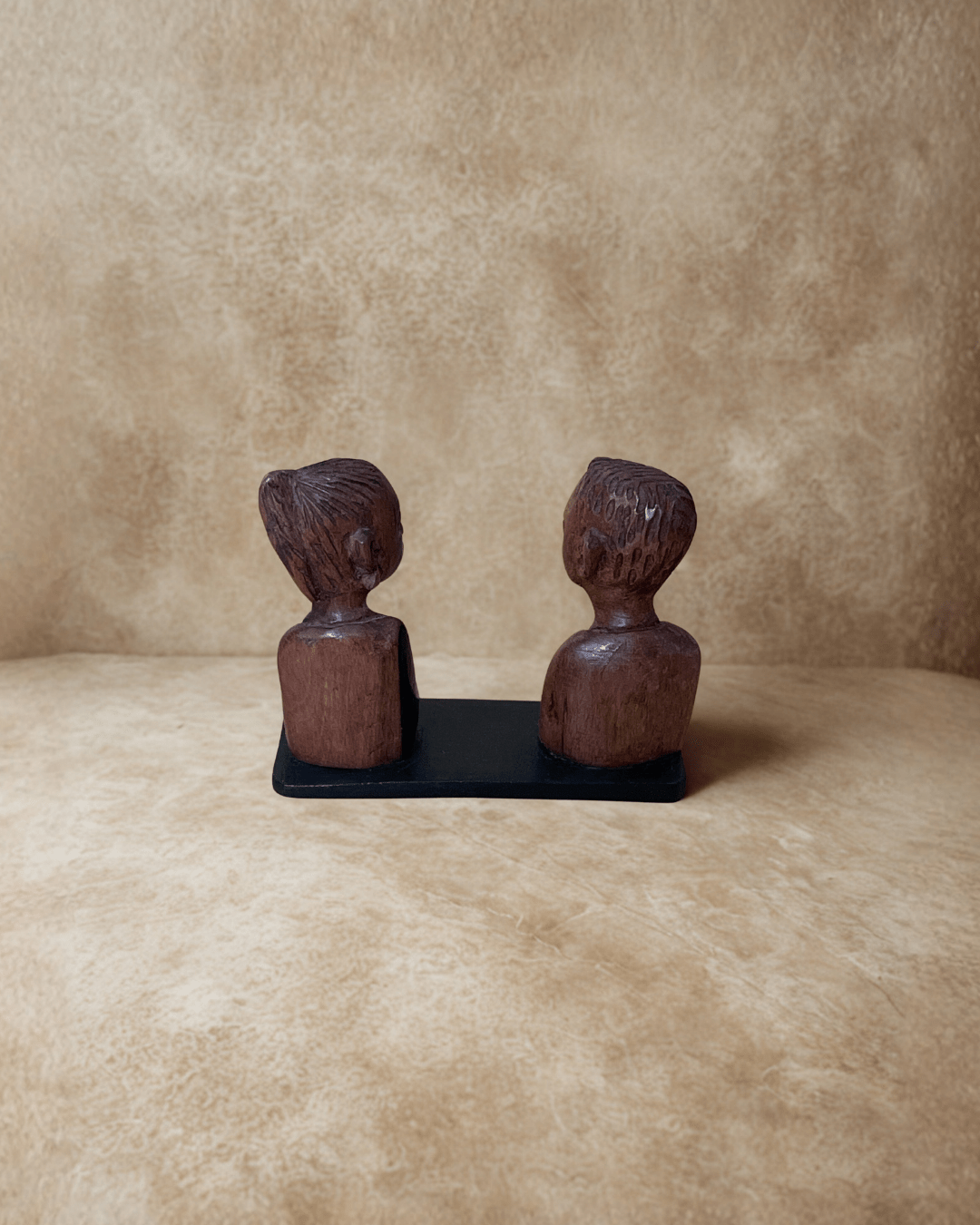 Figurine - Couple en bois d'ébène - Ledoux Store