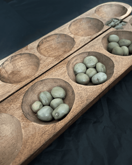 Jeu d'awalé sculpté à la main - Ledoux Store