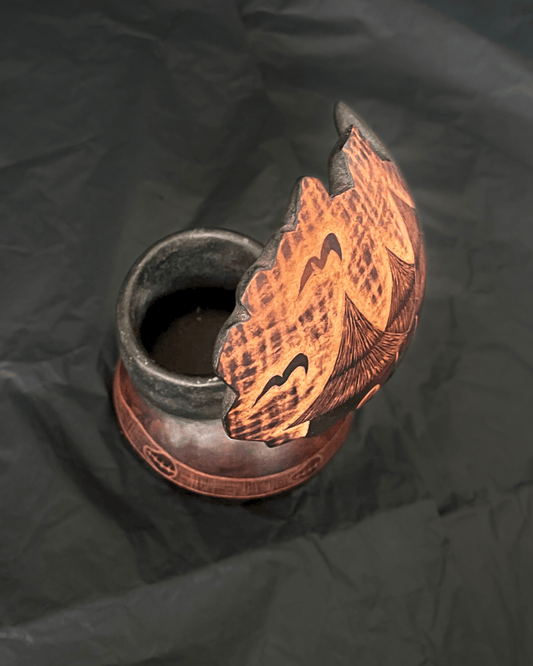 Porte - stylo sculpté en bois - Ledoux Store