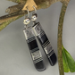 Boucles d'oreilles Touareg en argent 925 et bois d'ébène
