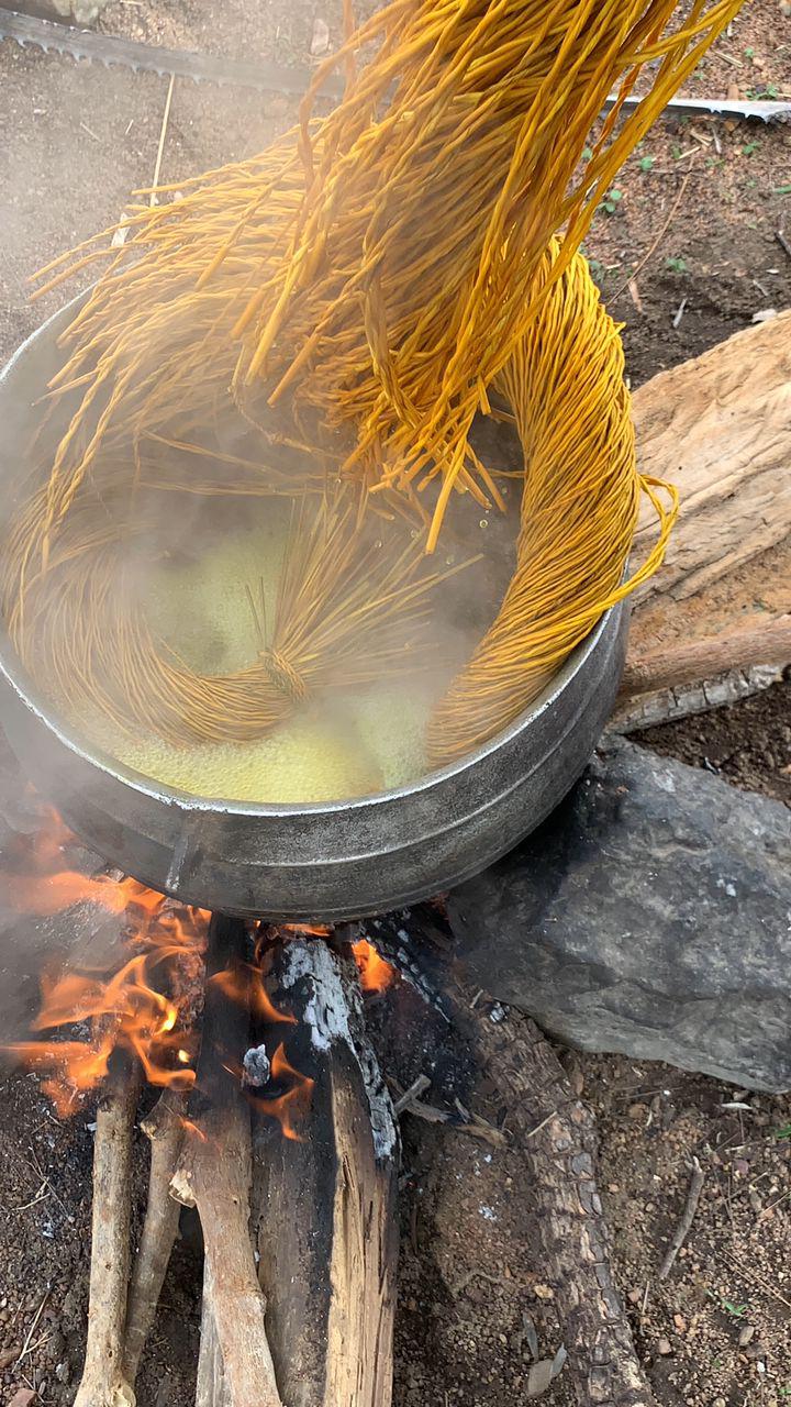 Bac à linges tressé en fibres naturelles - Bolga - Ledoux Store