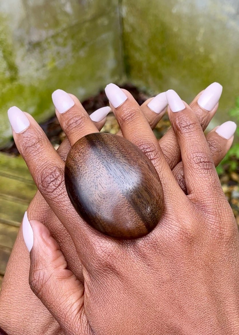 Bague en bois d'ébène - Ledoux Store