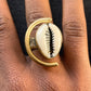 Bague en bronze et cauri - Ledoux Store