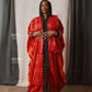 Boubou en koko dunda et aso oke / Rouge - Ledoux Store