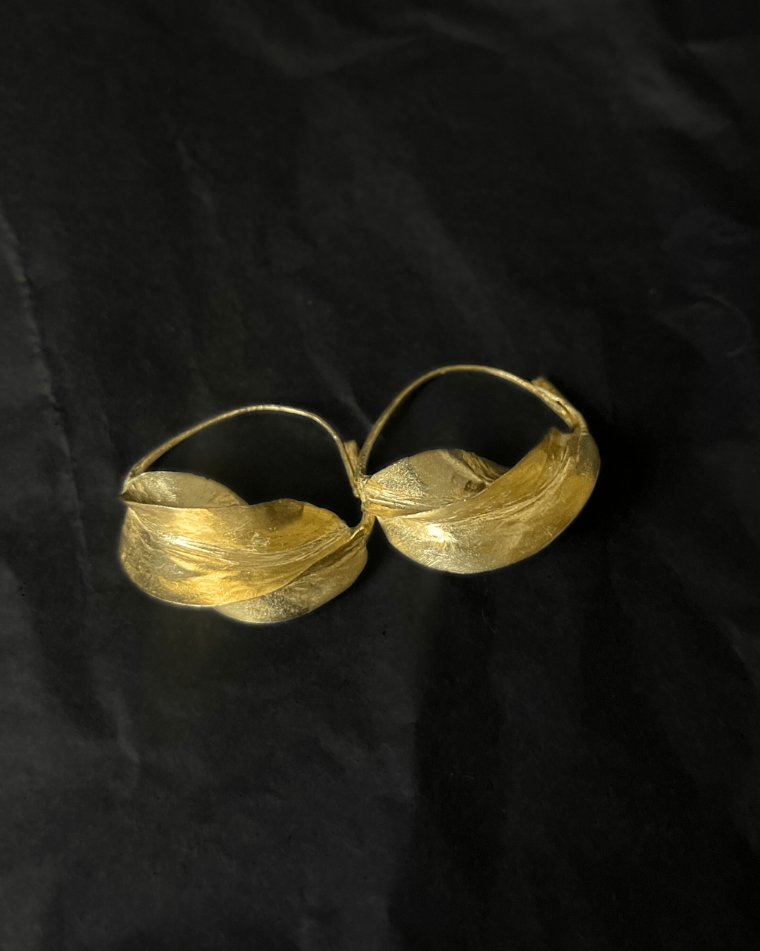 Boucles d’oreilles créoles Fulani (peulh) en bronze - Ledoux Store