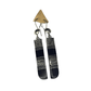 Boucles d'oreilles Touareg en argent 925 et bois d'ébène - Ledoux Store