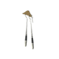 Boucles d'oreilles Touareg en argent 925 et bois d'ébène - Ledoux Store