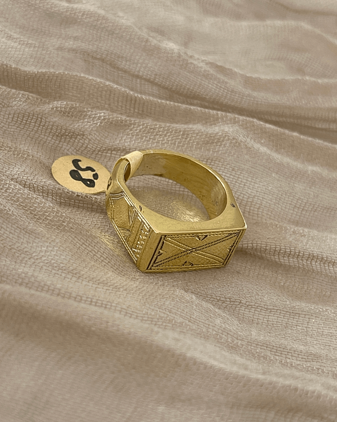 Chevalière homme - Bague Touareg en bronze - Ledoux Store