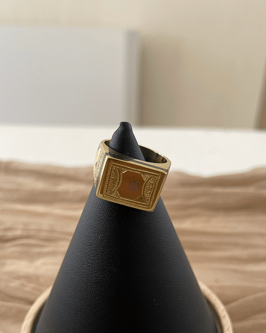 Chevalière homme - Bague Touareg en bronze - Ledoux Store