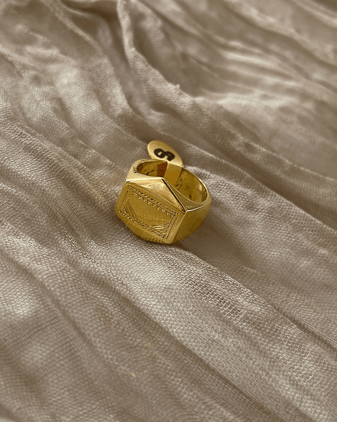 Chevalière homme - Bague Touareg en bronze - Ledoux Store