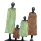 Figurine africaine en bronze - Famille / ethnie - Ledoux Store