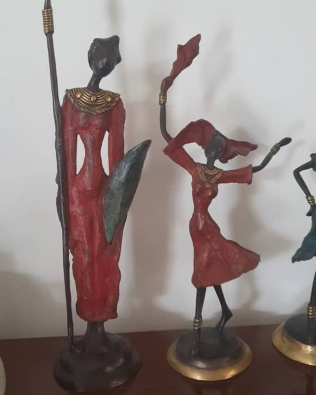 Figurine bronze - Femme africaine - Ledoux Store