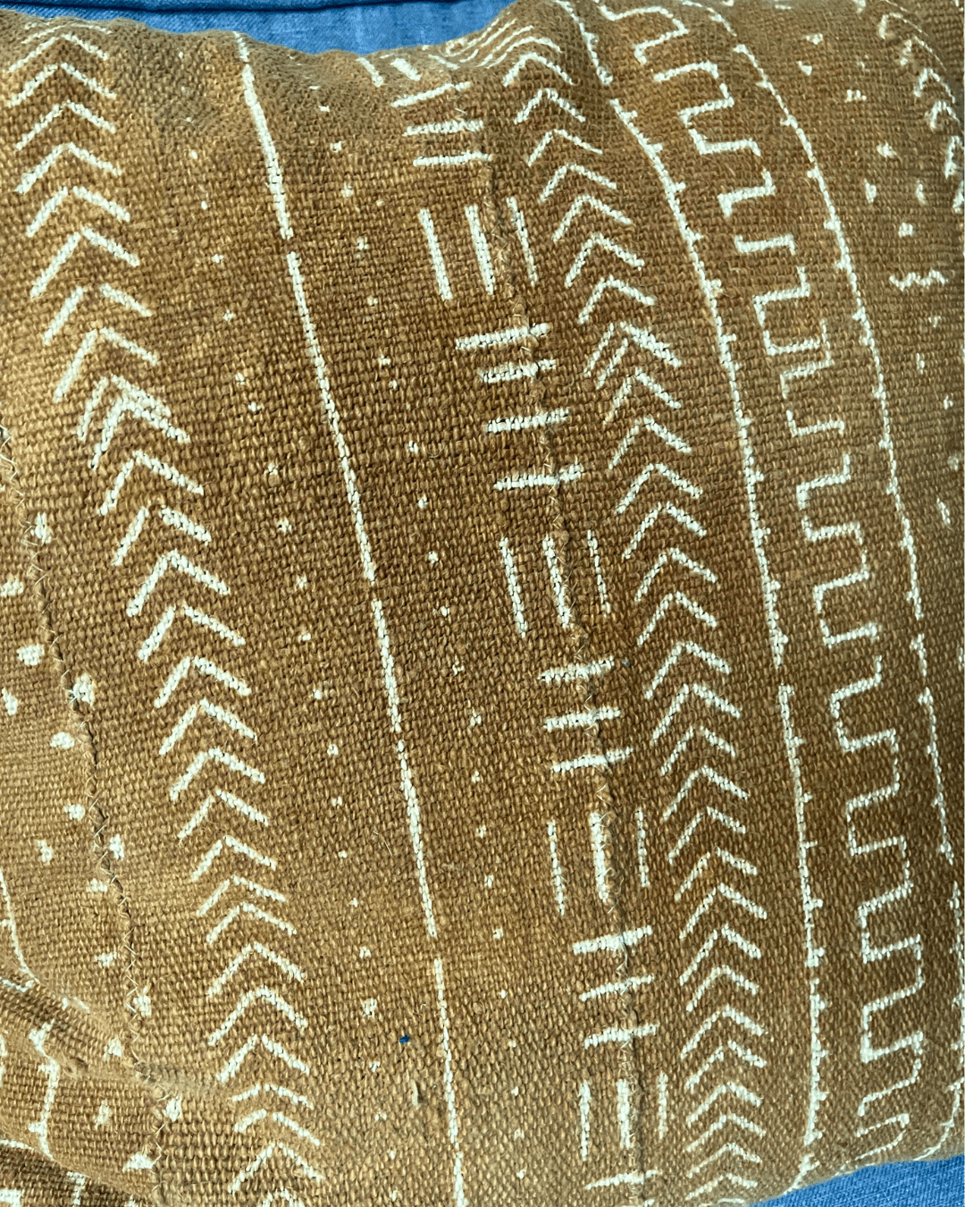 Housse de coussin en bogolan et percale - Plusieurs dimensions - Ledoux Store