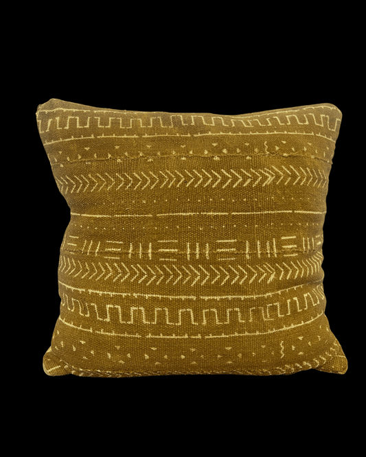 Housse de coussin en bogolan et percale - Plusieurs dimensions - Ledoux Store