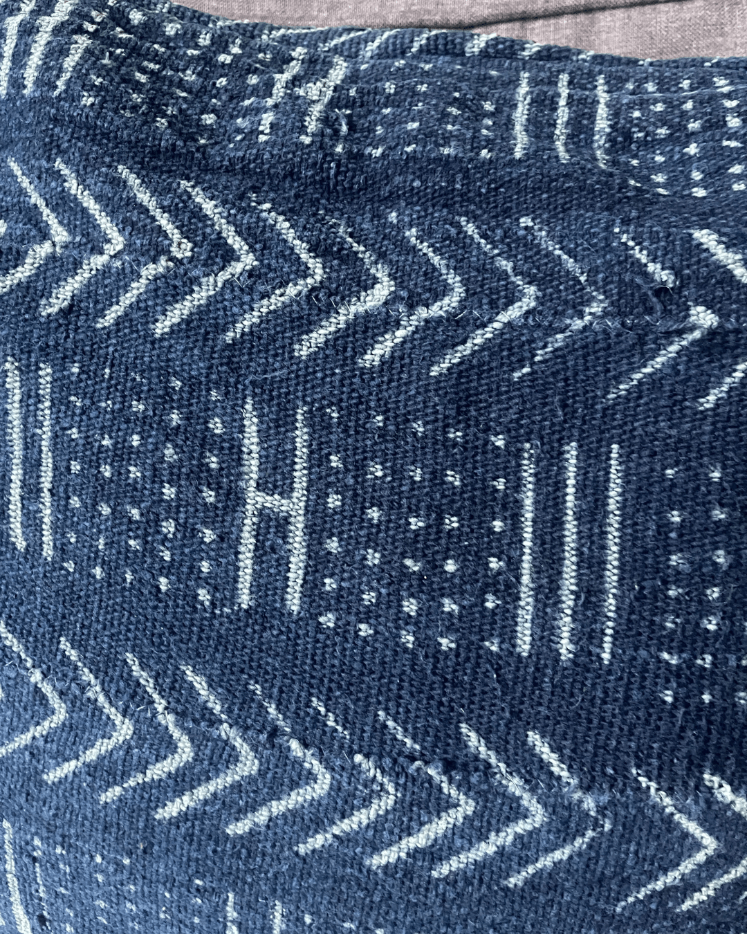 Housse de coussin en bogolan et percale - Plusieurs dimensions - Ledoux Store