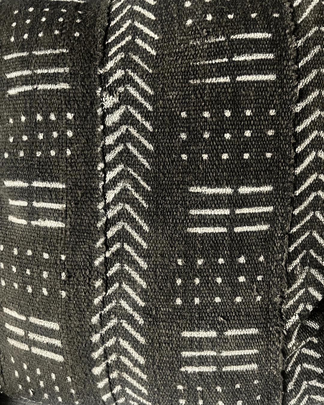 Housse de coussin en bogolan et percale - Plusieurs dimensions - Ledoux Store