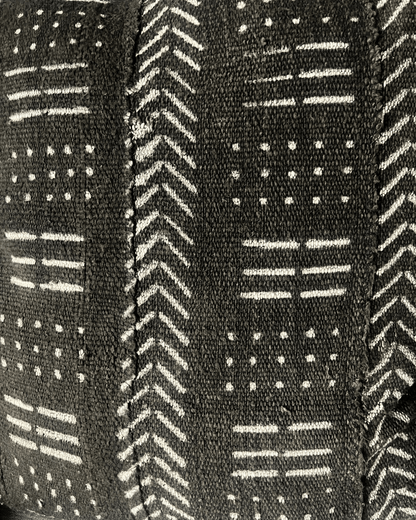 Housse de coussin en bogolan et percale - Plusieurs dimensions - Ledoux Store