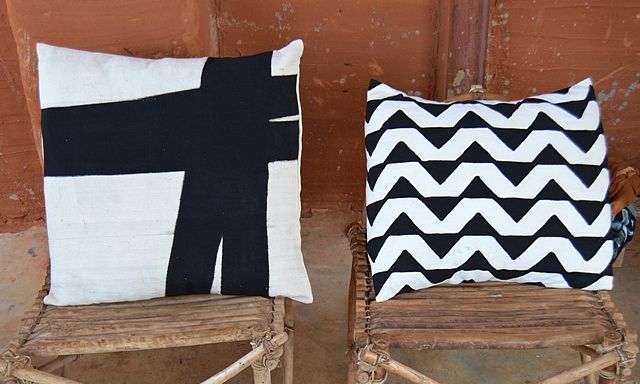 Housses de coussin fait - main en bogolan - Ledoux Store