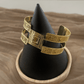 Manchette ajustable // Bracelet Touareg en bronze - Ledoux Store