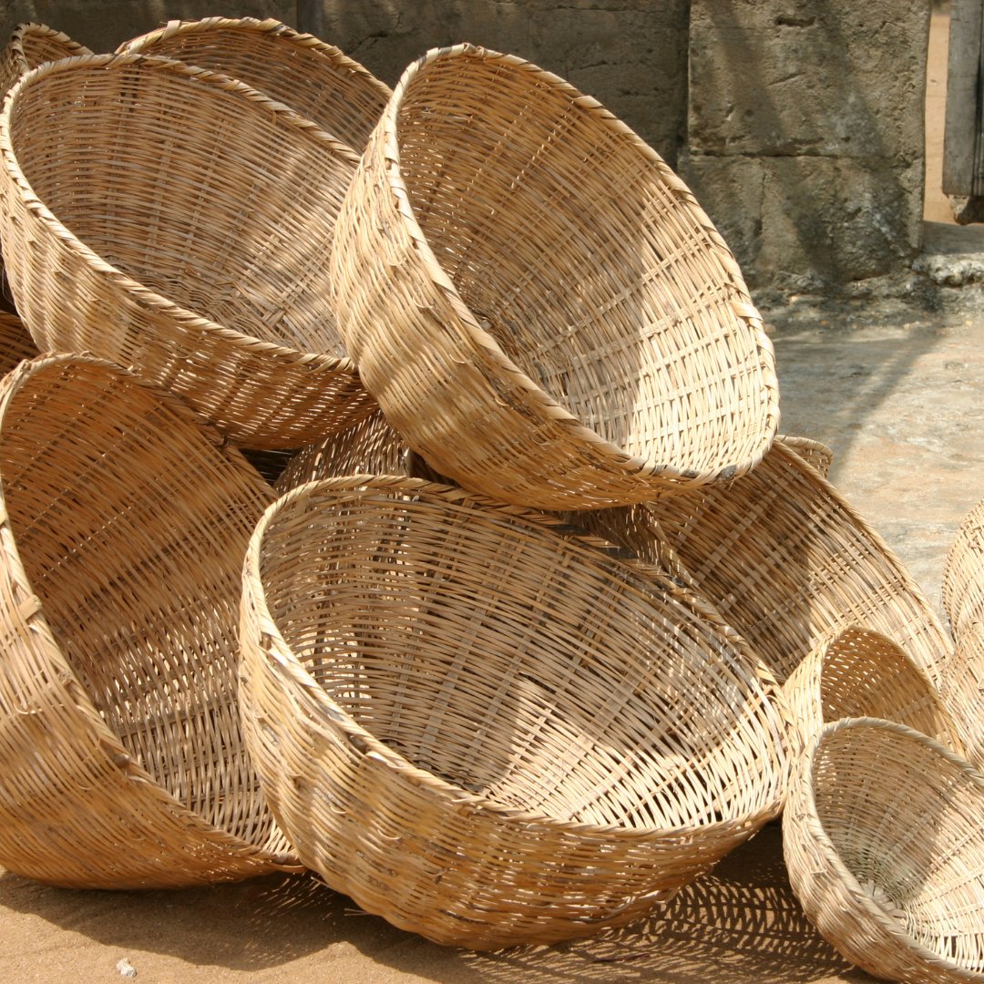 Panier de rangement tressés en fibres naturelles - Ledoux Store