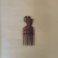 Peigne traditionnel sculpté en bois d'ébène - Ledoux Store