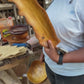 Assiettes plates en bois