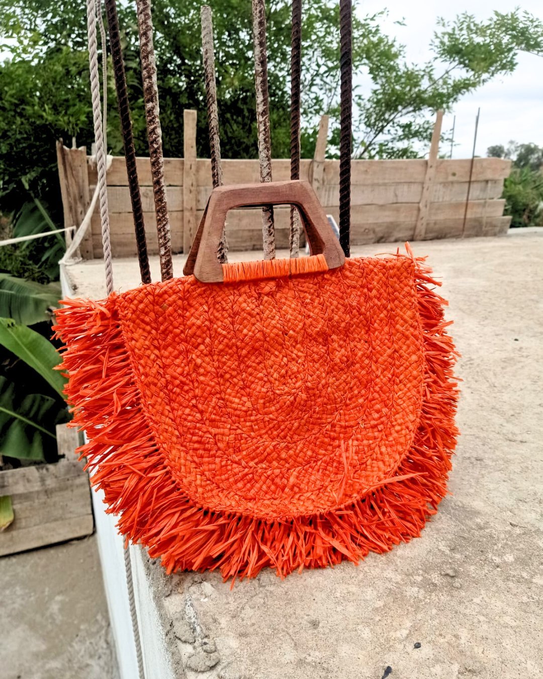 Raffia factory Satchel