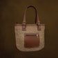 Sac cabas en raphia et cuir - Ledoux Store