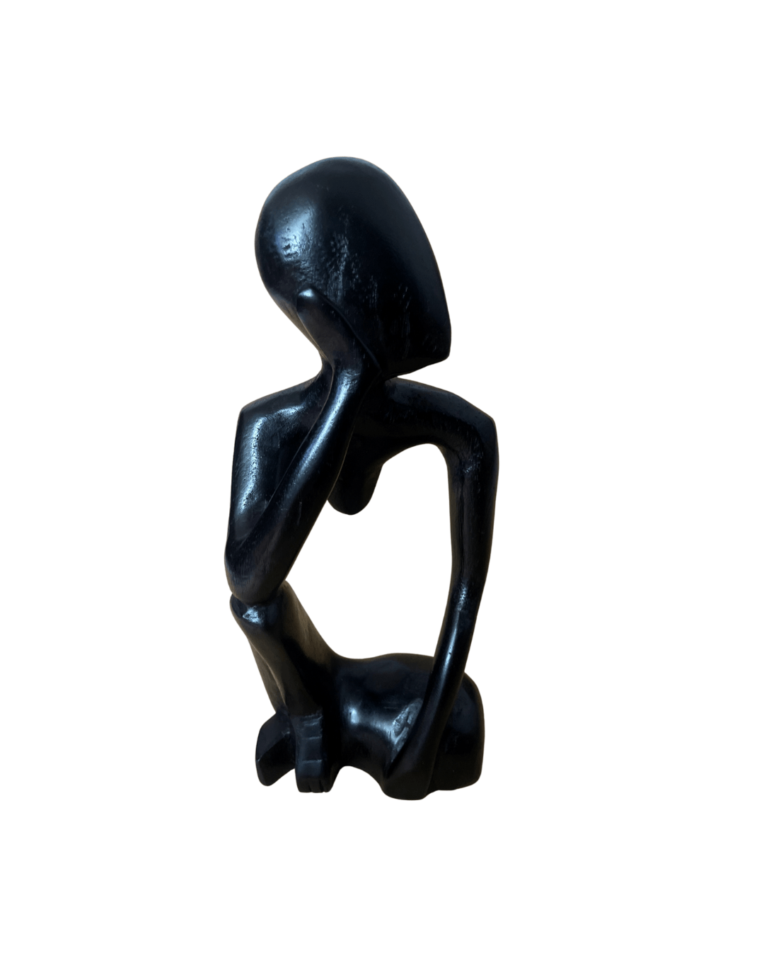 Sculpture "Le Penseur" en ébène - Ledoux Store