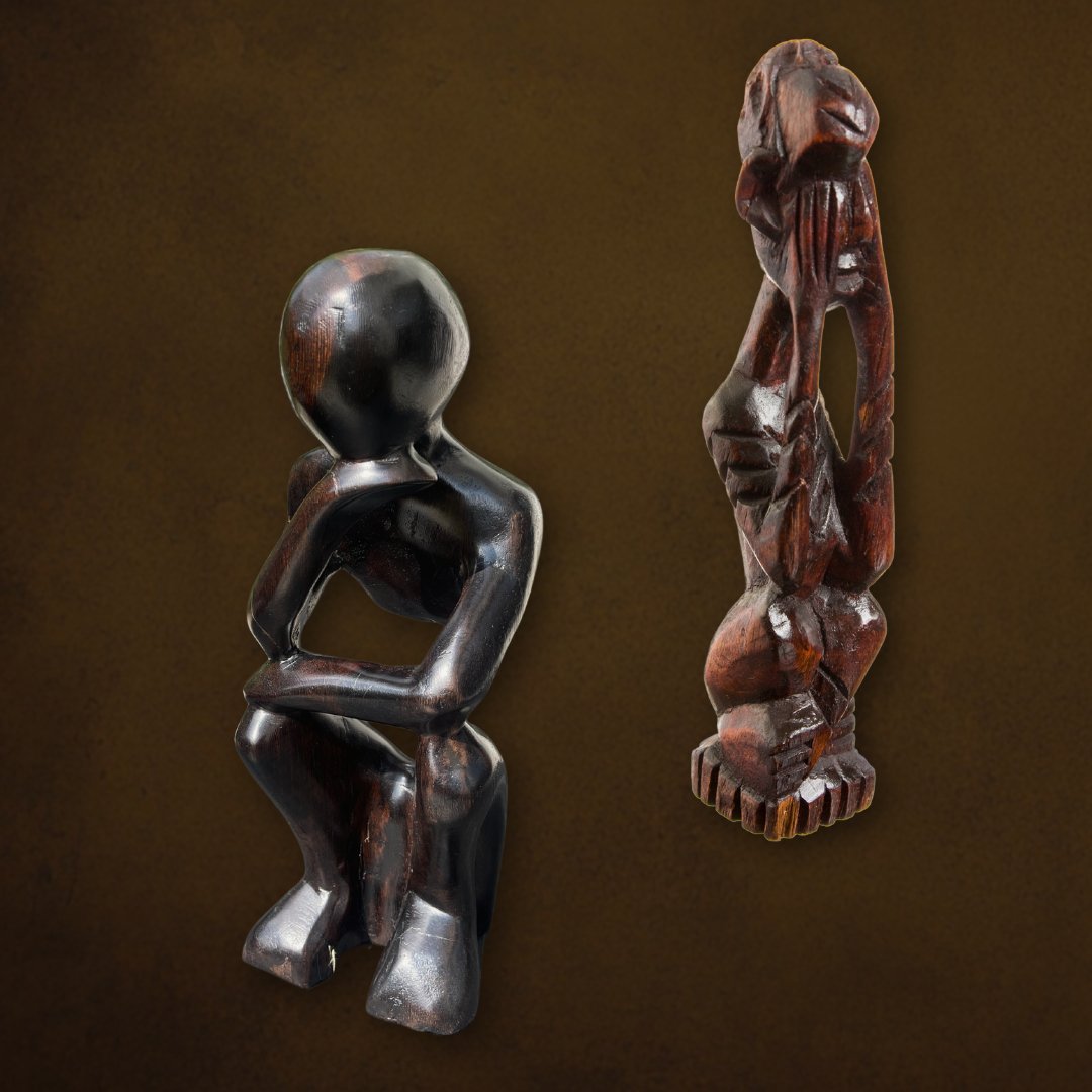 Statuette / Sculpture africaine en bois - Ledoux Store