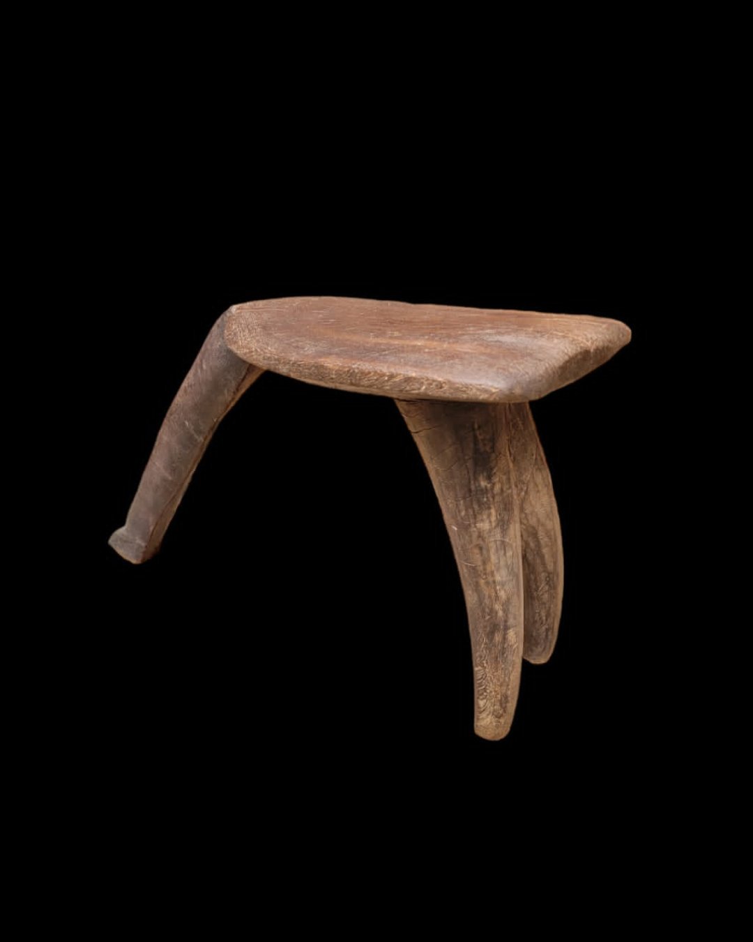 Tabouret Lobi en bois massif - Ledoux Store