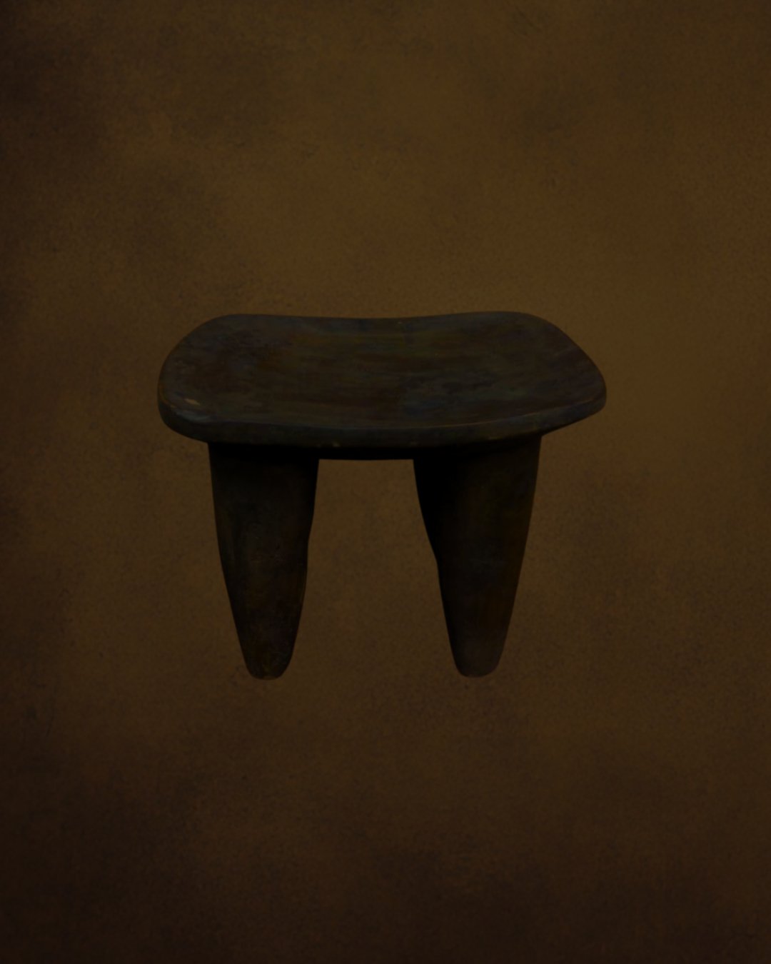 Tabouret Senoufo en bois massif - Ledoux Store