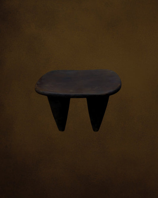 Tabouret Senoufo en bois massif - Ledoux Store