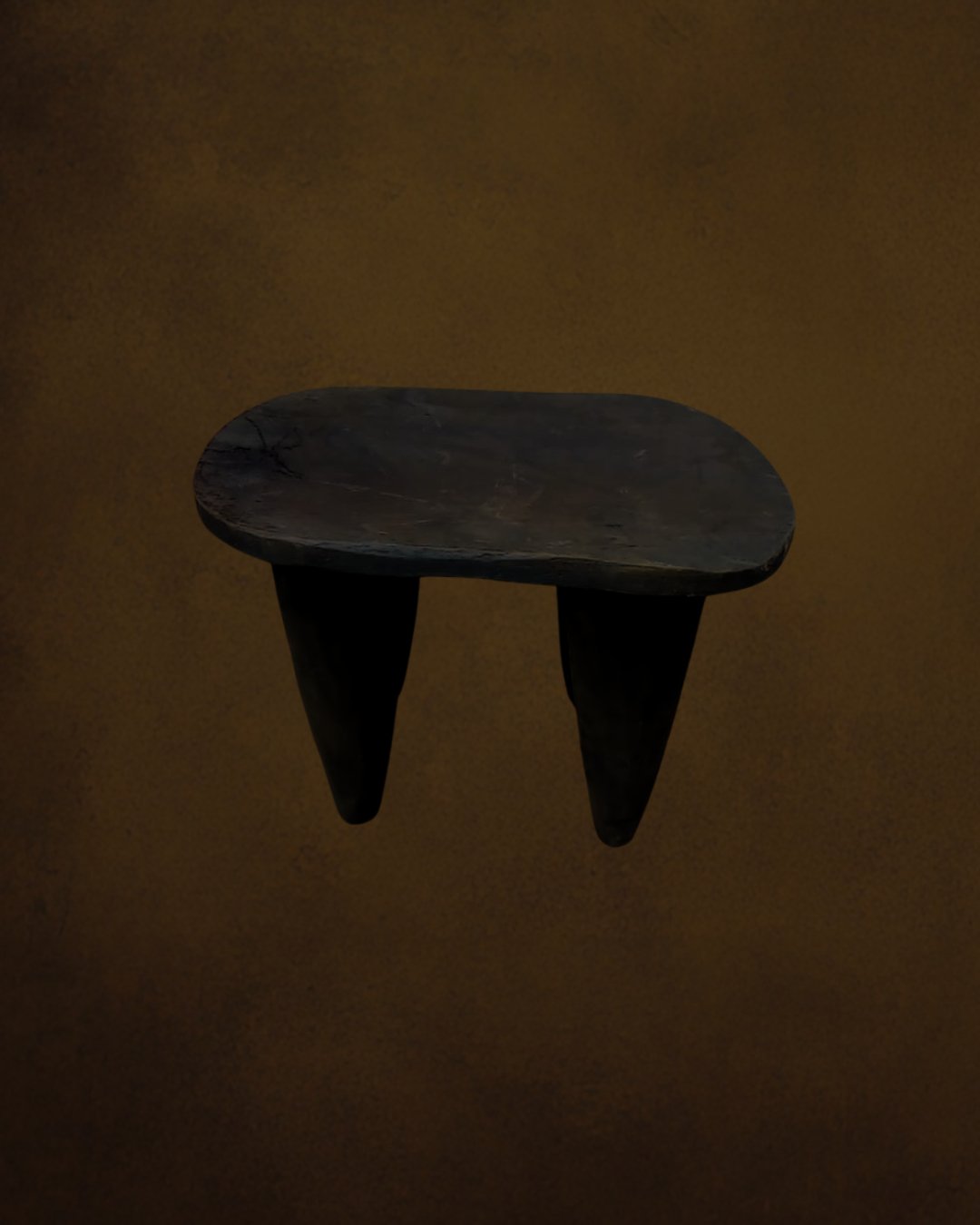 Tabouret Senoufo en bois massif - Ledoux Store