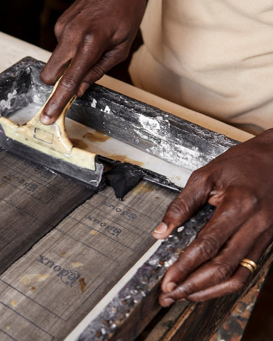 Travaux de sérigraphie artisanale - Ledoux Store